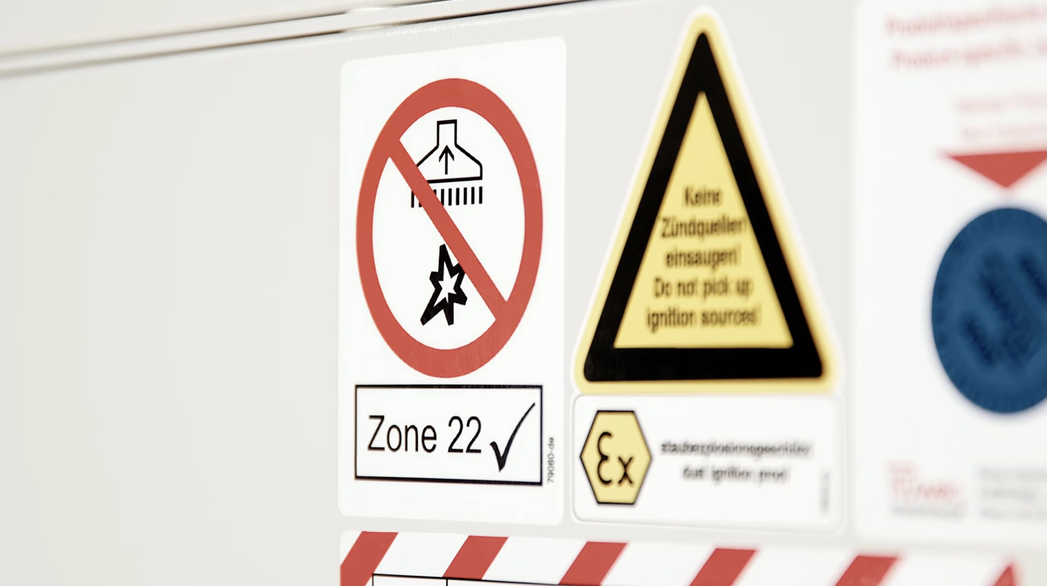 ATEX-Ausführung für Zone 22 verfügbar: Der DS3 ist ATEX-fähig für brennbare Stäube und bietet damit Sicherheit in explosionsgefährdeten Bereichen – ohne zusätzliche Schutzmaßnahmen im Prozess.