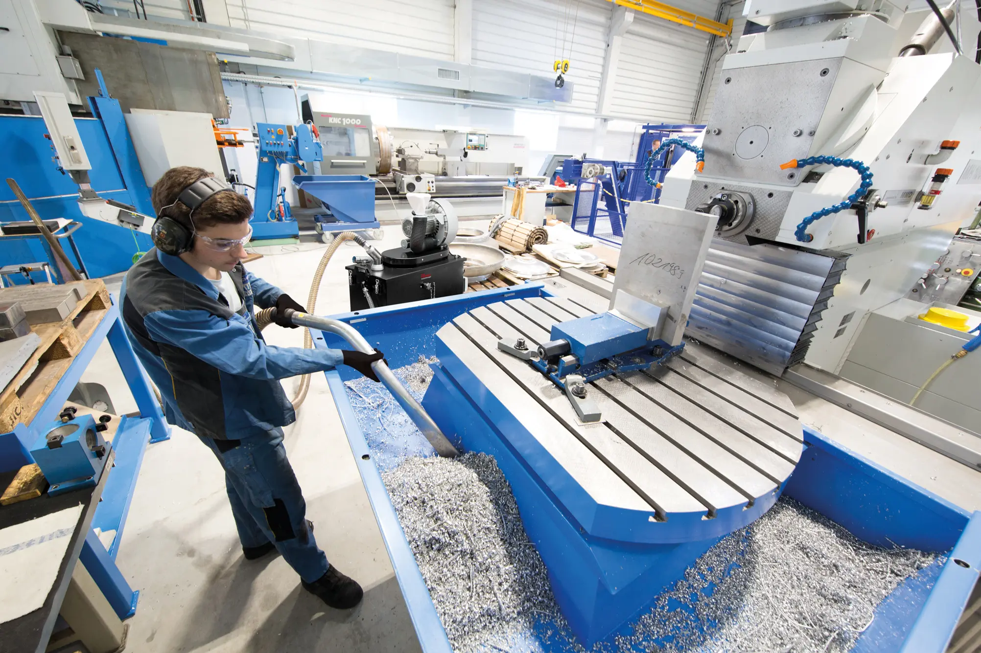 Metallspäne und Kühlschmierstoffe